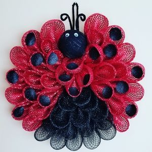 Ladybug wreath